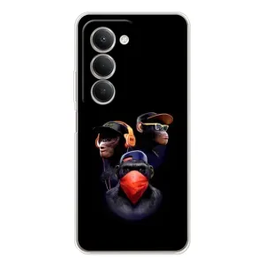 Чехол с Обезьянами Xiaomi Redmi 15 - (AlphaPrint) (Три обезьяны)
