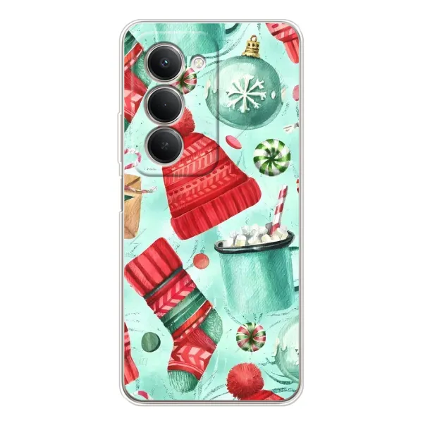 Чехол с принтом «Одежда НГ» для Xiaomi Redmi 15 Чехол с принтом «Одежда НГ» для Xiaomi Redmi 15