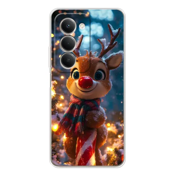 Чехол с принтом «Олень с шарфом» для Xiaomi Redmi 15