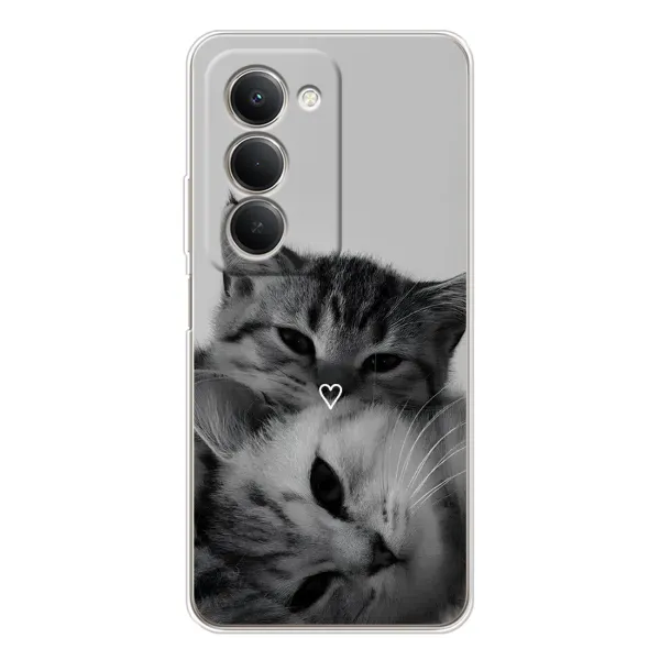 Чехол с принтом «Пара котов» для Xiaomi Redmi 15