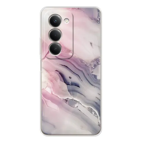 Чехол с принтом «Пурпурный Мрамор» для Xiaomi Redmi 15