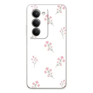 Чохол з розовим принтом для Xiaomi Redmi 15 (Рожеві квіти)