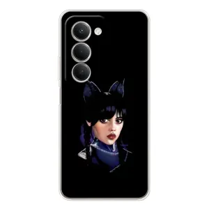 Чехлы Венсдей на Xiaomi Redmi 15 Уэнсдей (AlphaPrint) (серьезная Уэнздей)
