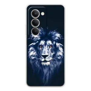 Чехол со Львом для Xiaomi Redmi 15 (VPrint) (Синий Лев)