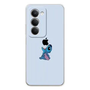 Чохол з принтом Стіч на Xiaomi Redmi 15 (Stitch apple)