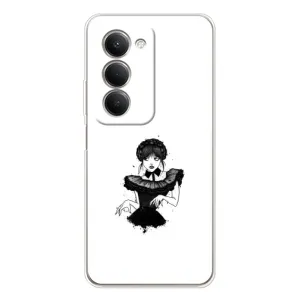 Чехлы Венсдей на Xiaomi Redmi 15 Уэнсдей (AlphaPrint) (танец Уэнздей)