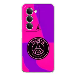 Чохли PSG для Xiaomi Redmi 15 (AlphaPrint) (яскравий ПСЖ)