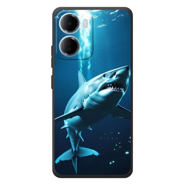 Чехол с принтом «Акула под водой» для Xiaomi Redmi 15a