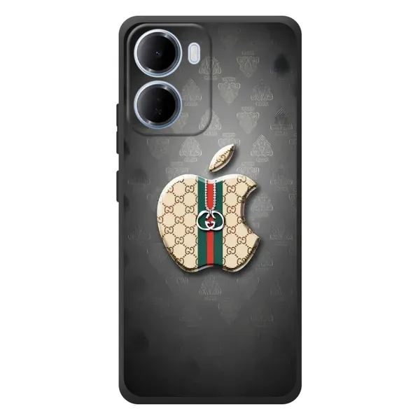 Чохол з принтом «Apple gucci» для Xiaomi Redmi 15a