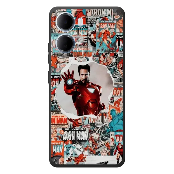 Чехол с принтом «Айронмен» для Xiaomi Redmi 15a Чехол с принтом «Айронмен» для Xiaomi Redmi 15a