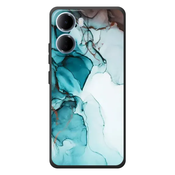 Чохол з принтом «Бірюзовий мрамор» для Xiaomi Redmi 15a Чохол з принтом «Бірюзовий мрамор» для Xiaomi Redmi 15a