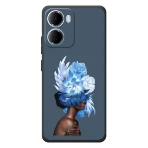 Чехлы (ART) Цветы на Xiaomi Redmi 15a (VPrint) (Квіти на голові)