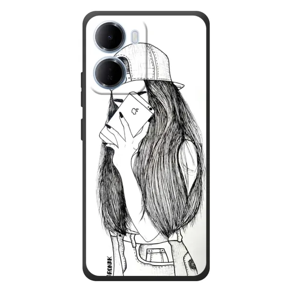 Чохол з принтом «Фото дівчини» для Xiaomi Redmi 15a