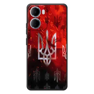 Украинские Чехлы для Xiaomi Redmi 15a с картинкой УПА (AlphaPrint) (ГЕРБ УПА)