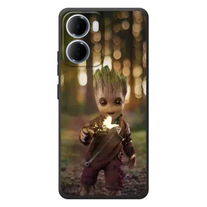Чехол МАРВЕЛ для Сяоми Редми 15а (AlphaPrint) (I am Groot)