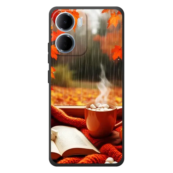 Чехол с принтом «Кофе и дождь» для Xiaomi Redmi 15a Чехол с принтом «Кофе и дождь» для Xiaomi Redmi 15a