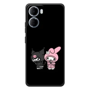 Чехол с кроликом Куроми на Xiaomi Redmi 15a (Куроми и Мелоди)