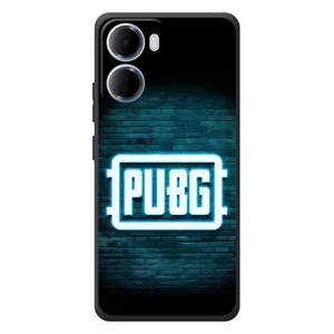 Чехол PUBG для Сяоми Редми 15а (AlphaPrint) (Лого PUBG)