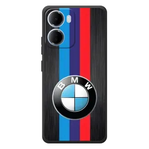 Чохол для Сяомі Редмі 15а - з принтом БМВ (AlphaPrint) (Лого BMW)