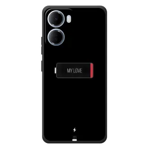 Чехлы для любимой на Сяомі Редмі 15а (VPrint) (Love battery)