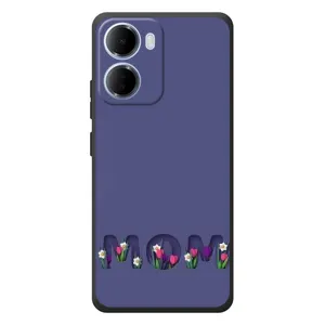 Чехлы для мамы на Xiaomi Redmi 15a (Мама в цветах)