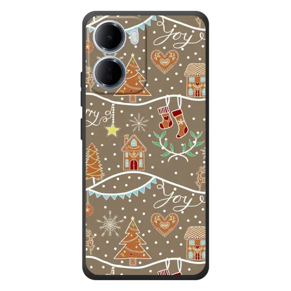 Чехол с принтом «Новогодние пряники» для Xiaomi Redmi 15a