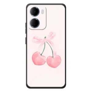 Чохол з розовим принтом для Xiaomi Redmi 15a (Рожеві вишні)