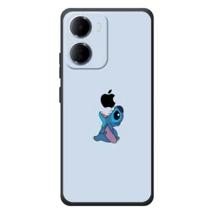 Чохол з принтом Стіч на Xiaomi Redmi 15a (Stitch apple)