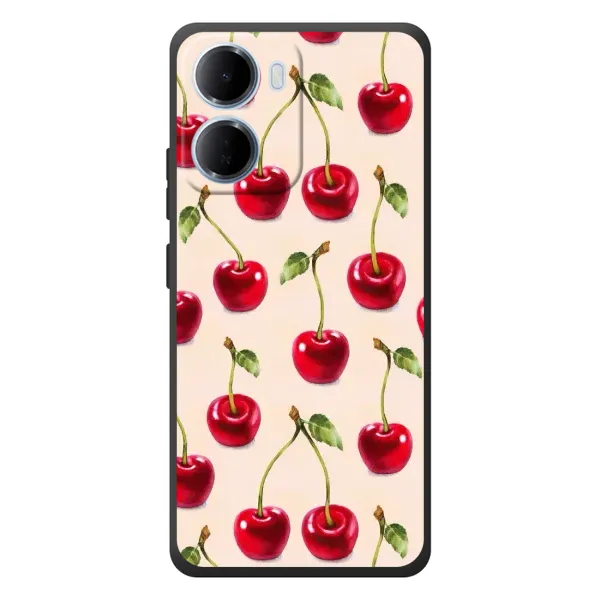 Чохол з принтом «Черешня» для Xiaomi Redmi 15a