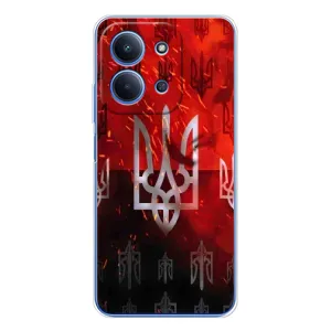 Украинские Чехлы для Xiaomi Redmi 15C 5g с картинкой УПА (AlphaPrint) (ГЕРБ УПА)