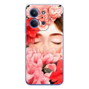 Чехлы (ART) Цветы на Xiaomi Redmi 15C 5g (VPrint) (Очі в квітах)