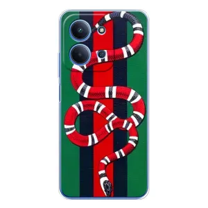 Чохли  GUCCI для Сяомі Редмі 15С 5г (AlphaPrint) (Gucci змія)