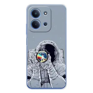 Чехол NASA для Xiaomi Redmi 15C 5g (AlphaPrint) (Космонавт фото)