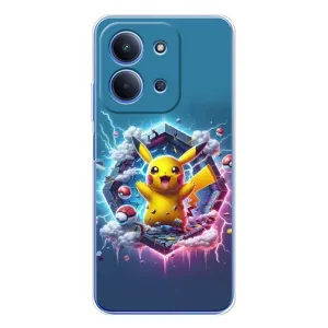 Чохол з Пікачу на Xiaomi Redmi 15C 5g (Лого Пікачу)