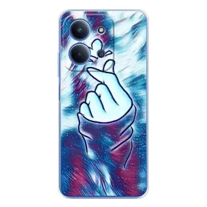 Чехол с принтом для Xiaomi Redmi 15C 5g (AlphaPrint - Знак сердечка) (Радужное сердце)