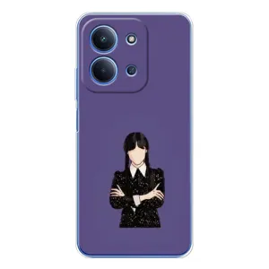 Чохли Венсдей на Xiaomi Redmi 15C 5g Уенсдей (AlphaPrint) (Венздей у чорному)