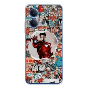 Чохли з героями Марвел Xiaomi Redmi 15C (VPrint) (Айронмен)