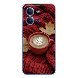 Чехол с уникальным дизайном «Осень с кофе» для Xiaomi Redmi 15C