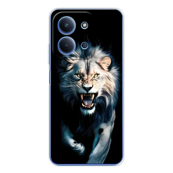 Чехол с принтом «Лев в темноте» для Xiaomi Redmi 15C