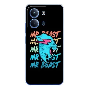 Чохли Містер Біст для Редмі 15С (logo Mr beast)