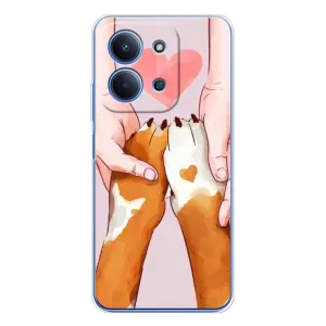 Чехлы с собаками для Xiaomi Redmi 15C (VPrint) (Любовь к собакам)