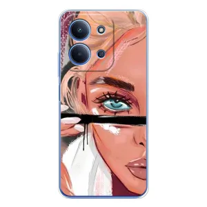 Чохол з друком для Xiaomi Redmi 15C - (Мода) (AlphaPrint) (Макіяж)