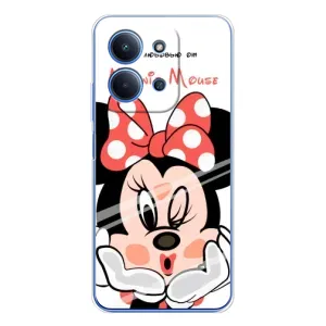Эксклюзивный чехол для Xiaomi Redmi 15C (AlphaPrint - Мультяшные) (Маус Минни)
