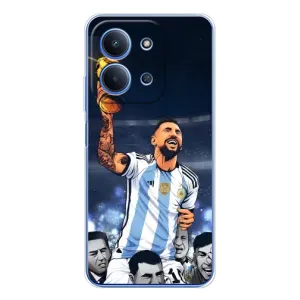 Чохли для Xiaomi Redmi 15C (Leo чемпіон) (AlphaPrint) (Мессі з кубком)