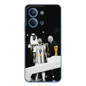 Чохли для Xiaomi Redmi 15C (Leo чемпіон) (AlphaPrint) (Мессі коронований)