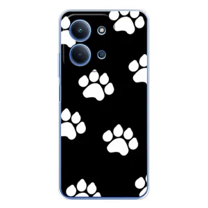 Чехлы с собаками для Xiaomi Redmi 15C (VPrint) (Следы собаки)