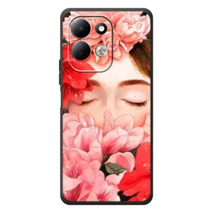 Чехлы (ART) Цветы на Xiaomi Redmi 17 (VPrint) (Очі в квітах)
