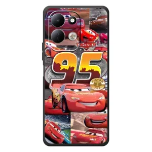 Силіконовий чохол Маквін для Xiaomi Redmi 17 (Колаж Блискавка Маквін)