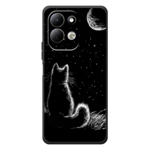Чехол с принтом для Xiaomi Redmi 17 (AlphaPrint) Модные коты