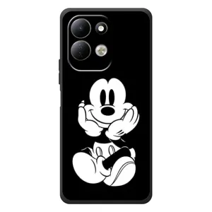 Міккі Маус чохол для Xiaomi Redmi 17 (AlphaPrint - Мультяшні) (Маус на чорному)